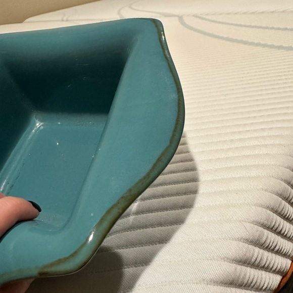 Southern Living at Home Tuscan Everyday Baker Square Baking Dish Teal Turquoise - Picture 2 of 4
